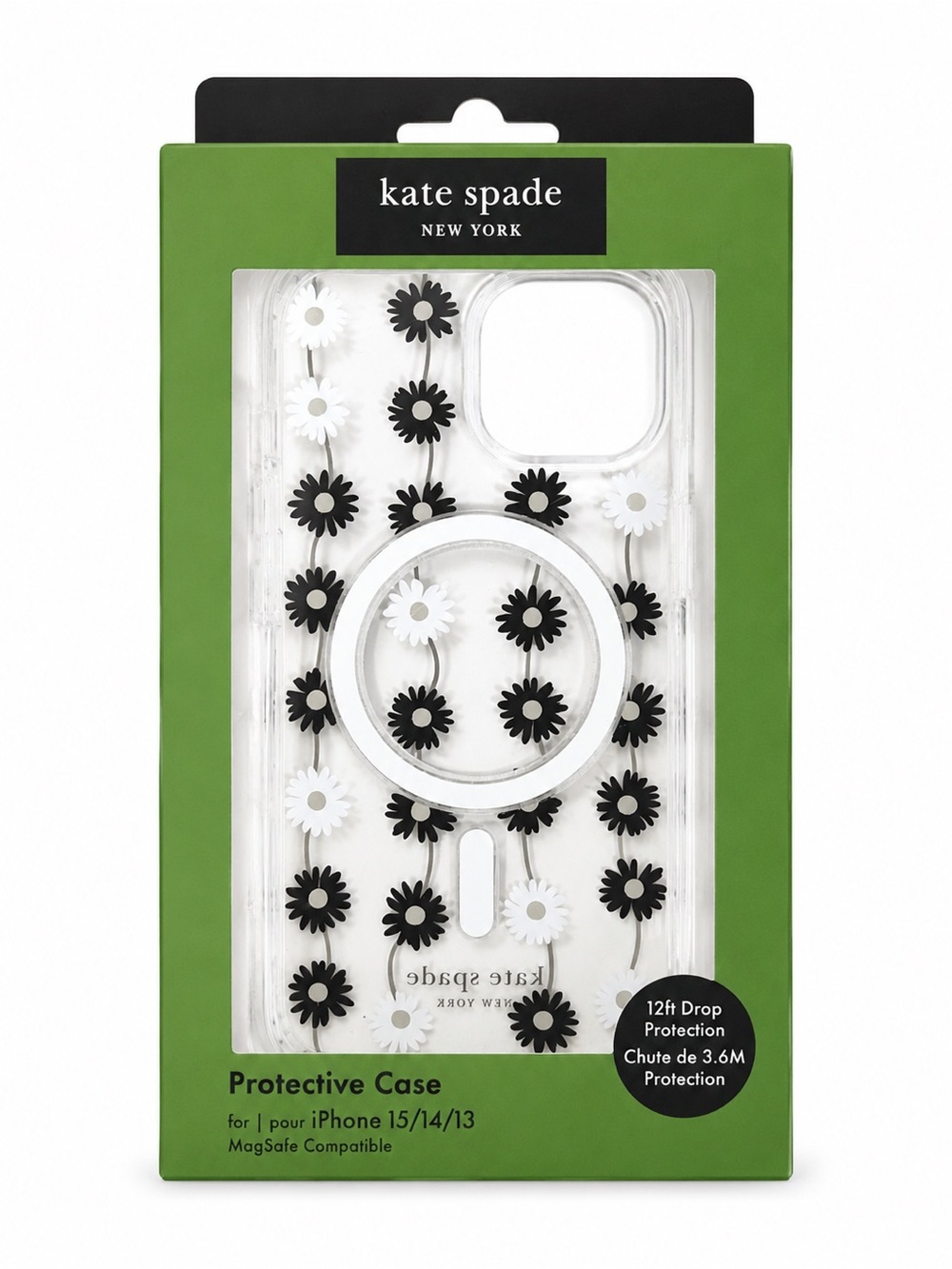 Kate Spade New York Daisy Floral MagSafe Protective Case iPhone 13/14/15 NWOT